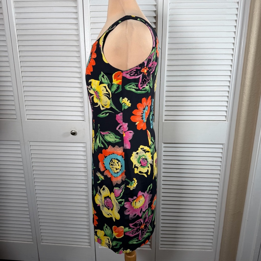 Rabbit Rabbit Rabbit Designs Floral Sleeveless Sheath Dress | Petite 10P - Picture 5 of 11